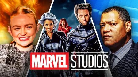 Sadie Sink, Storm, Wolverine, Laurence Fishburne, Marvel Studios logo