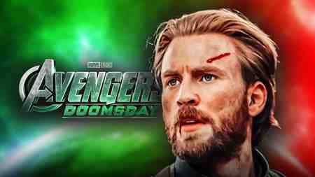 Avengers Doomsday Logo, Chris Evans Captain America.