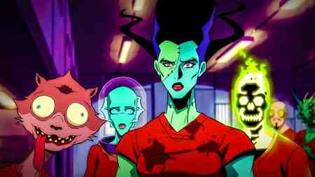 Creature Commandos characters Weasel, Nina Mazursky, Bride, Doctor Phosophorus