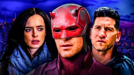 Daredevil: Born Again Season 2 charactersJessica Jones, Daredevil, and Punisher