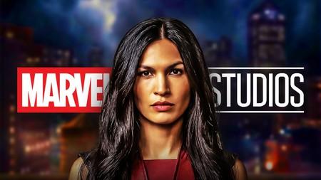 Elodie Yung's Elektra, Marvel Studios logo.