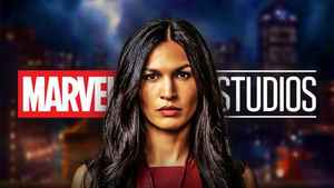 Elodie Yung's Elektra, Marvel Studios logo.