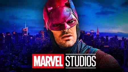 Charlie Cox as Daredevil, Marvel Studios logo