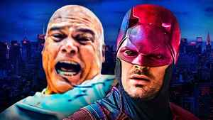 Kingpin and Daredevil in live-action Daredevil show