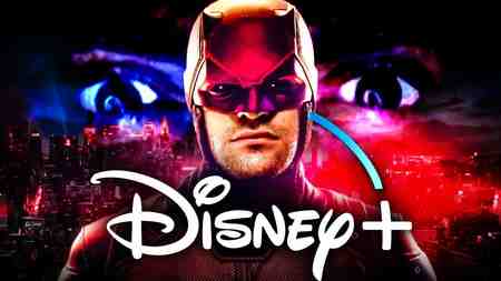 Daredevil show wallpaper, Disney plus logo