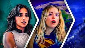 DCU Hawkgirl and Supergirl