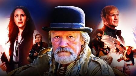 Michael Rooker as Red St. Wild from Peacemaker, Superman key art