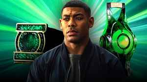 Aaron Pierre as John Stewart, Green Lantern ring.