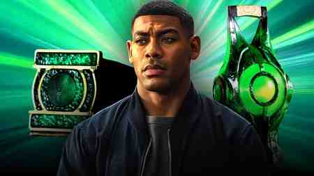 Aaron Pierre as John Stewart, Green Lantern ring.