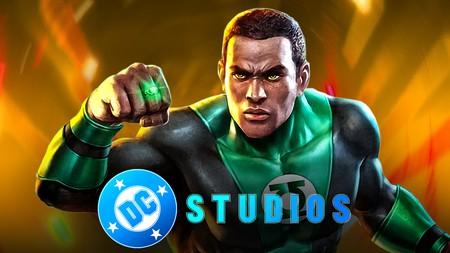 John Stewart in DC Comics, DC Studios logo.