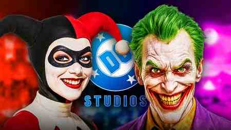 Joker, Harley Quinn, DC Studios logo
