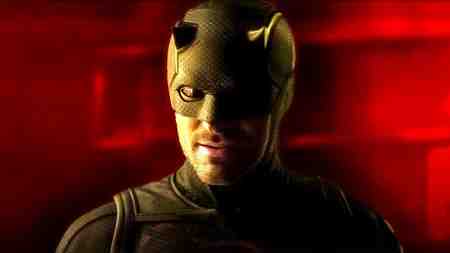 Daredevil in his black suit.