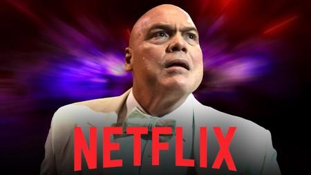 Vincent D'Onofrio Kingpin with Netflix logo.