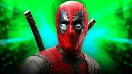 Deadpool in Deadpool & Wolverine, space background