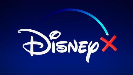 Disney Plus logo with X on end