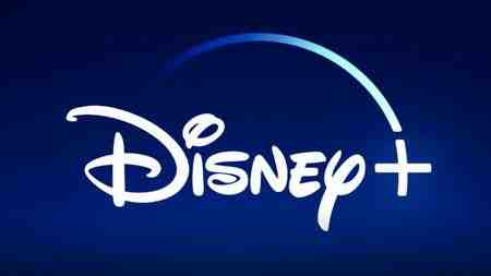 Disney Plus logo on blue background
