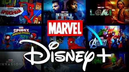 Marvel and Disney plus shows and logos