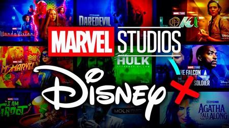 Marvel Studios and Disney Plus imagery on app