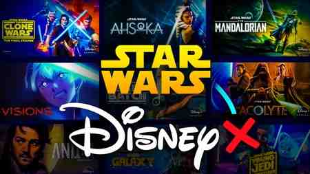 Disney Plus TV Shows, logos on posters