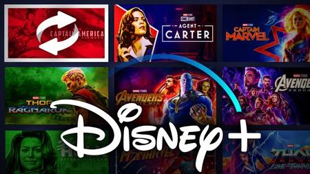 Disney+ logo, MCU projects