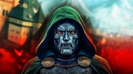 Doctor Doom in his green cloak and titanium armor.