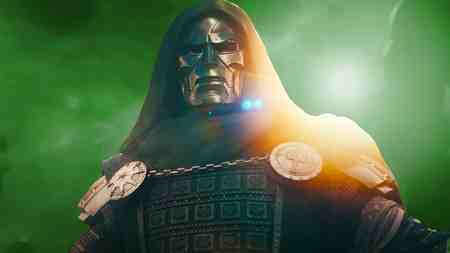 Doctor Doom Green Background Sun.