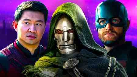 Shang-Chi, Doctor Doom, and John Walker in Marvel Studios' 'Avengers: Doomsday'