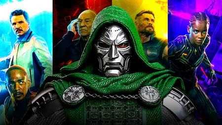Doctor Doom alongside the Avengers and X-Men members.