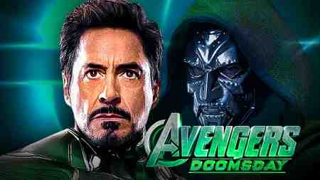 Robert Downey Jr, Doctor Doom, Avengers Doomsday logo