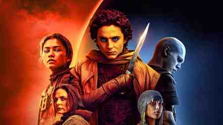 Dune movie poster with main characters