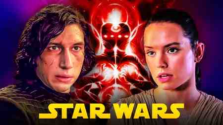 Star Wars Force Dyad, Kylo Ren and Rey, Star Wars logo