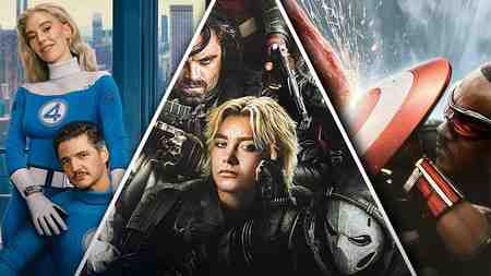 Fantastic Four First Steps, Thunderbolts and Captain America Brave New World Posters