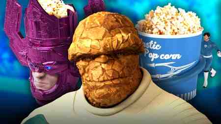 The Fantastic Four: First Steps, The Thing, Galactus Popcorn Bucket, Reed Richards Popcorn Bucket