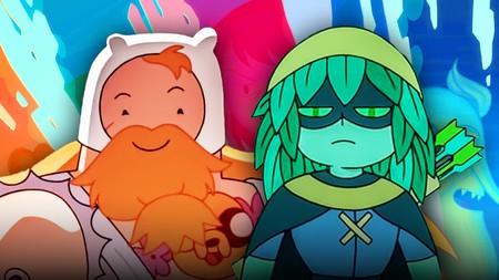 Adult Finn and Huntress Wizard from Adventure Time