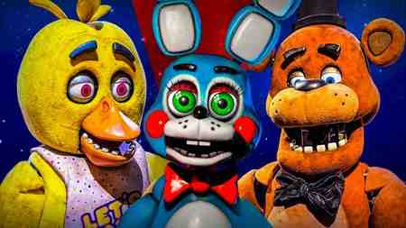 FNAF 2 movie animatronics.