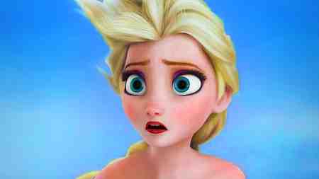 Elsa in Frozen movie