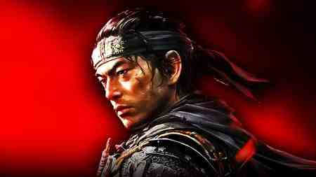 Ghost of Tsushima red wallpaper