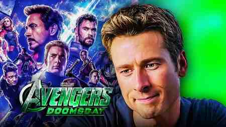 Glen Powell, Avengers Endgame poster, Avengers Doomsday Logo
