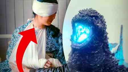 Godzilla Minus One, Noriko's Neck Mark