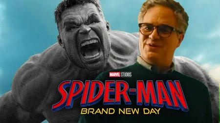 Grey Hulk, Bruce Banner, Spider-Man Brand New Day logo.