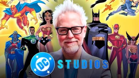 James Gunn, DCAU Justice League, DC Studios logo.