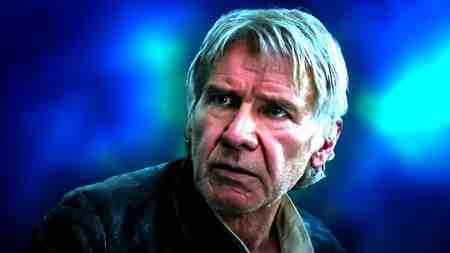 Harrison Ford as old Han Solo.