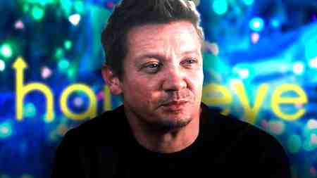 Jeremy Renner as Hawkeye, Hawkeye logo.