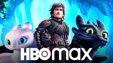 How to Train Your Dragon: The Hidden World poster, Light Fury, Hiccup, Toothless, HBO Max logo