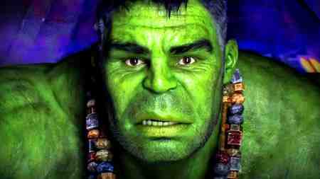 Hulk in live-action, played by Mark Ruffalo