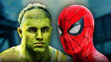 Hulk's son Skaar alongside Spider-Man.