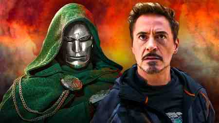Doctor Doom and Robert Downey Jr. as Tony Stark.