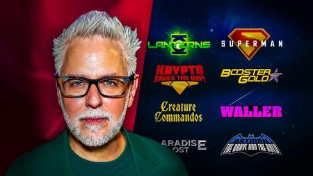 James Gunn, DC slate of logos for movie and TV shows