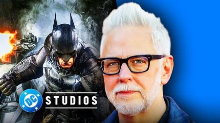Batman and James Gunn, DC Studios logo