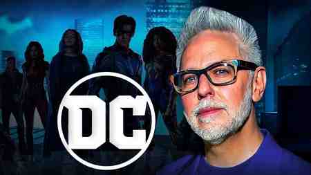 James Gunn face, Teen Titans hero silhouettes